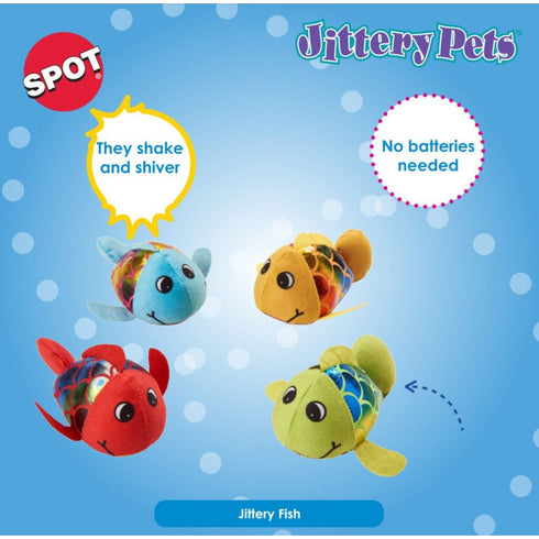 Spot Jittery Pets Fish Cat Toy - Poudre Pet & Feed Supply 2